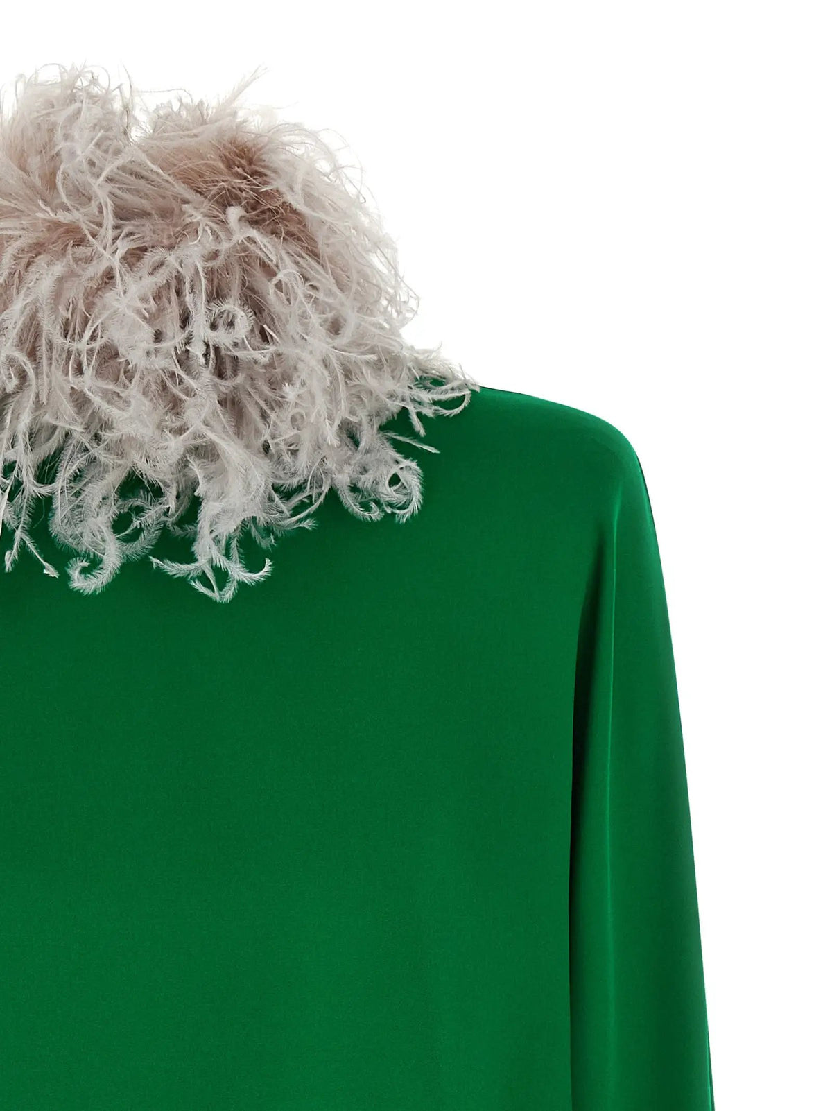 Robe courte bicolore en soie Valentino Garavani