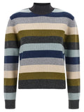 Cardigan en laine multicolore Tory Burch
