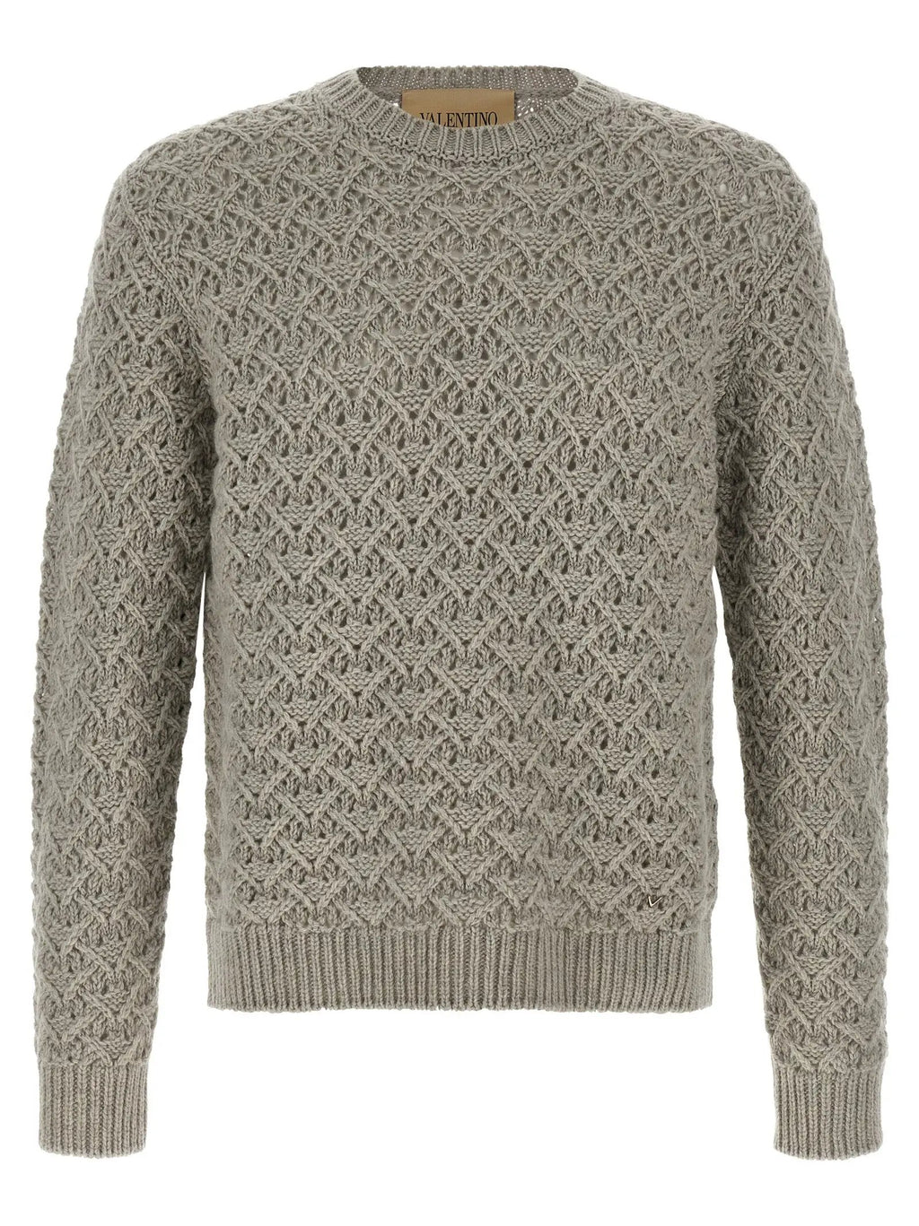 Cardigan Valentino Garavani gris en laine vierge