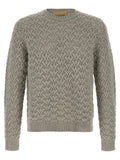 Cardigan Valentino Garavani gris en laine vierge
