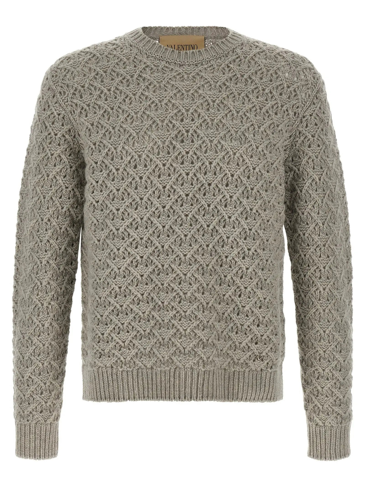 Cardigan Valentino Garavani gris en laine vierge