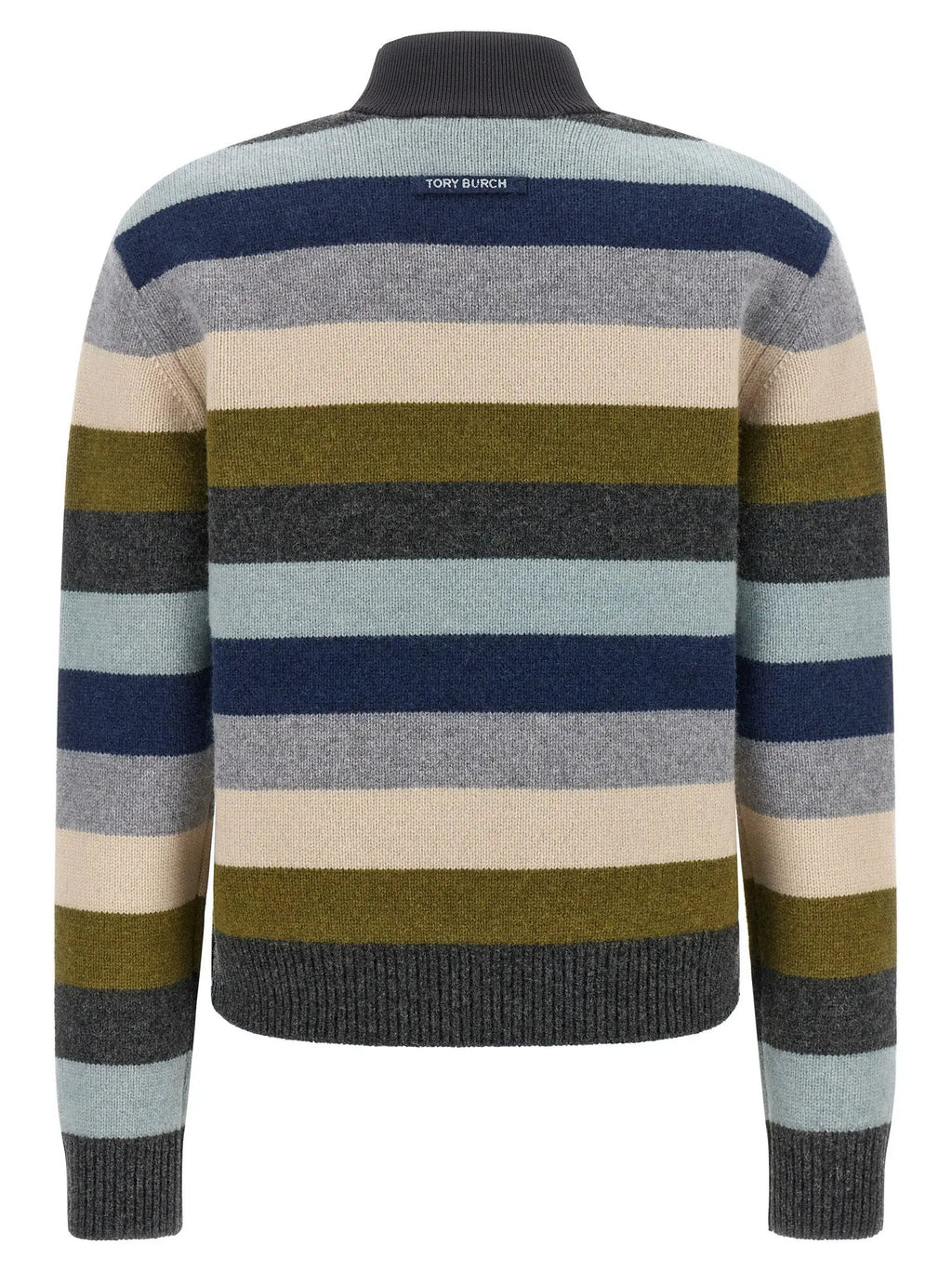 Cardigan en laine multicolore Tory Burch