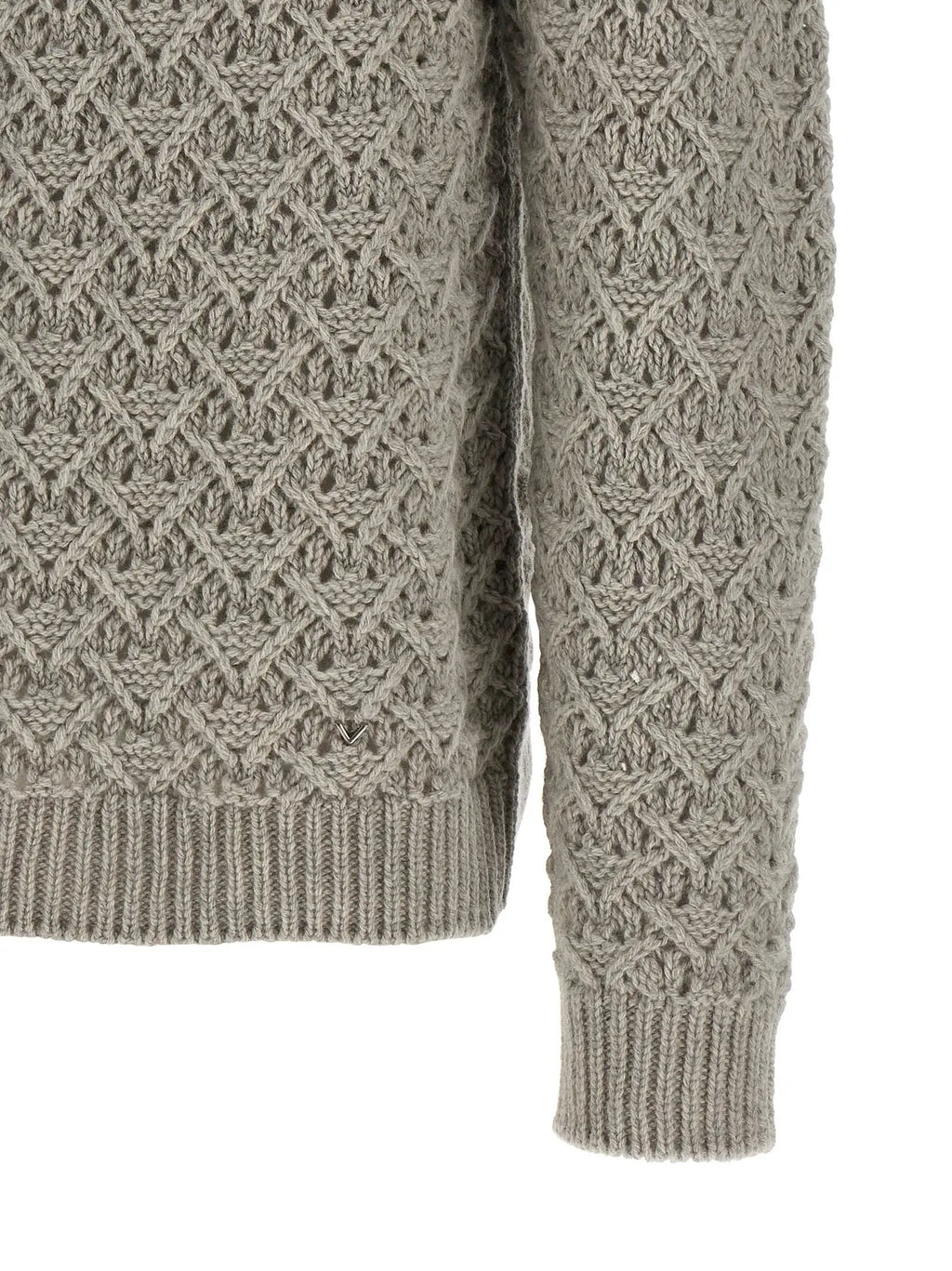 Cardigan Valentino Garavani gris en laine vierge