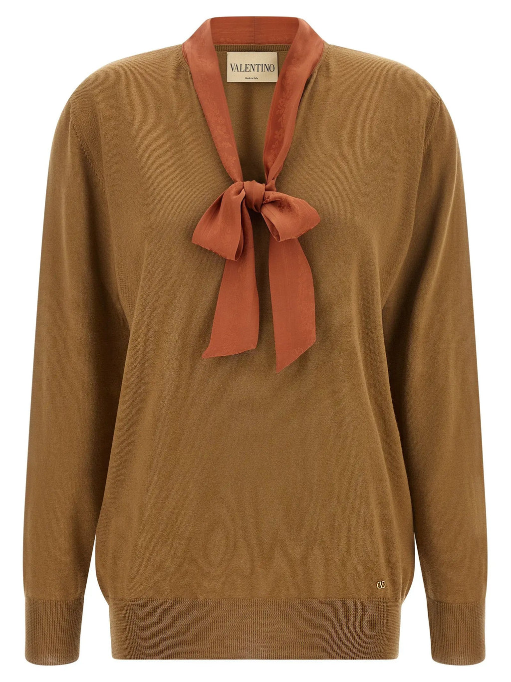 Valentino Garavani Brown Cashmere Cardigan