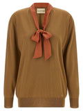 Valentino Garavani Brown Cashmere Cardigan