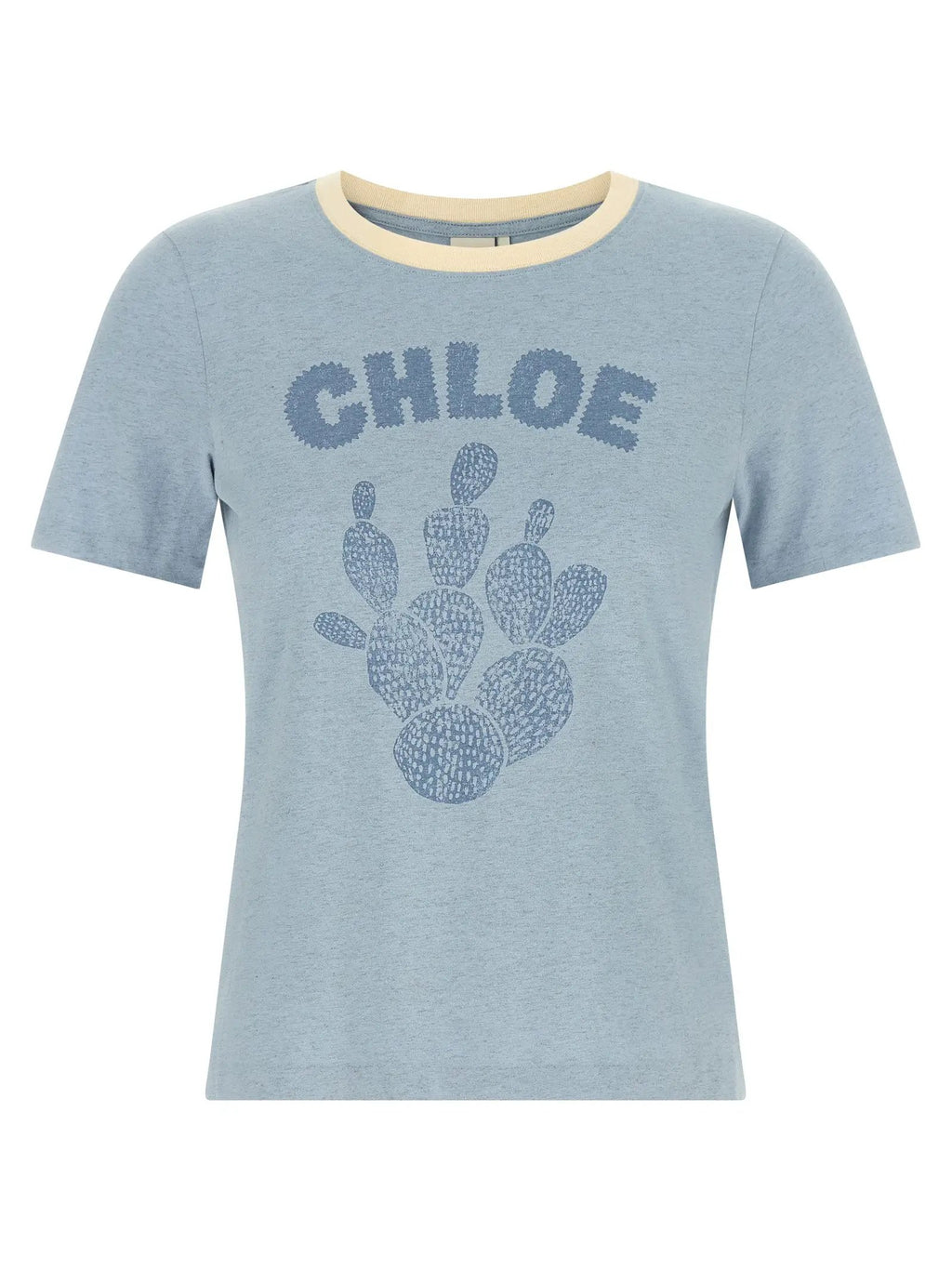 T-shirt Chloé en coton bleu