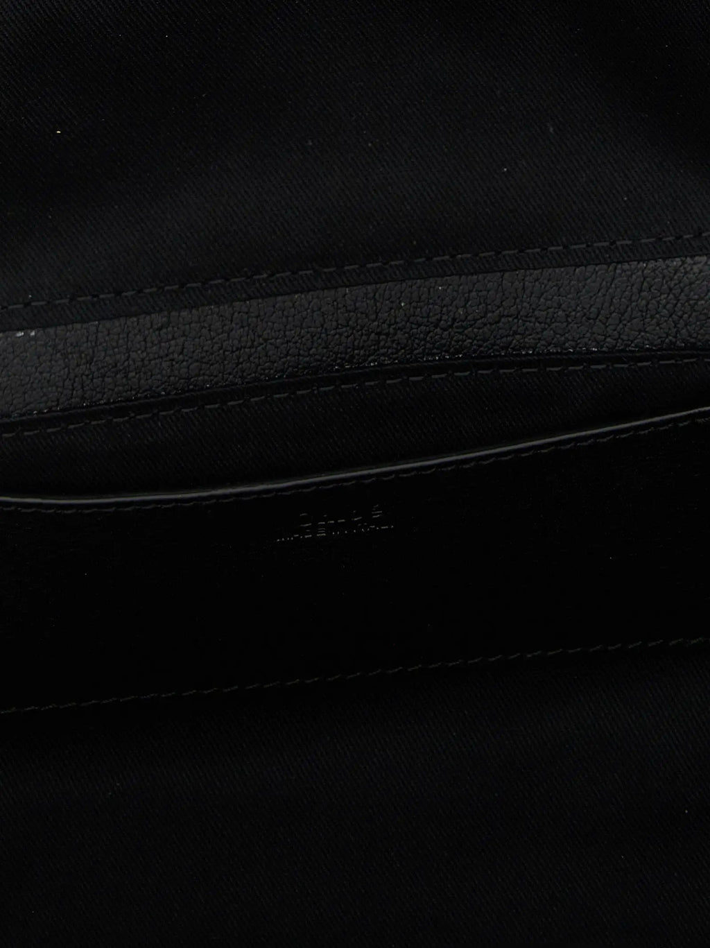 Sac porté épaule Chloé en cuir de buffle noir