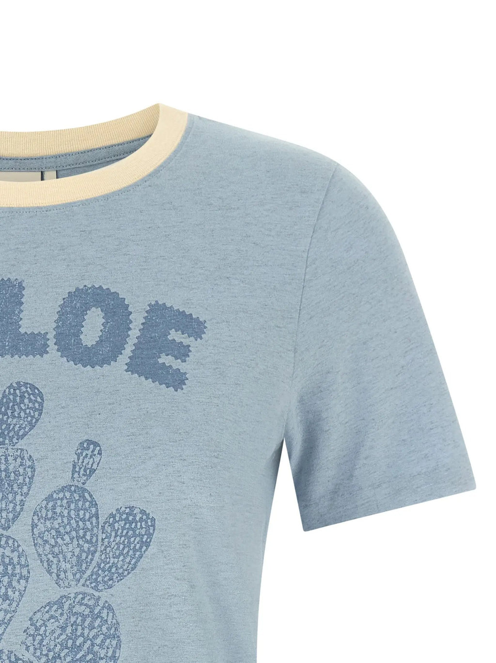 T-shirt Chloé en coton bleu