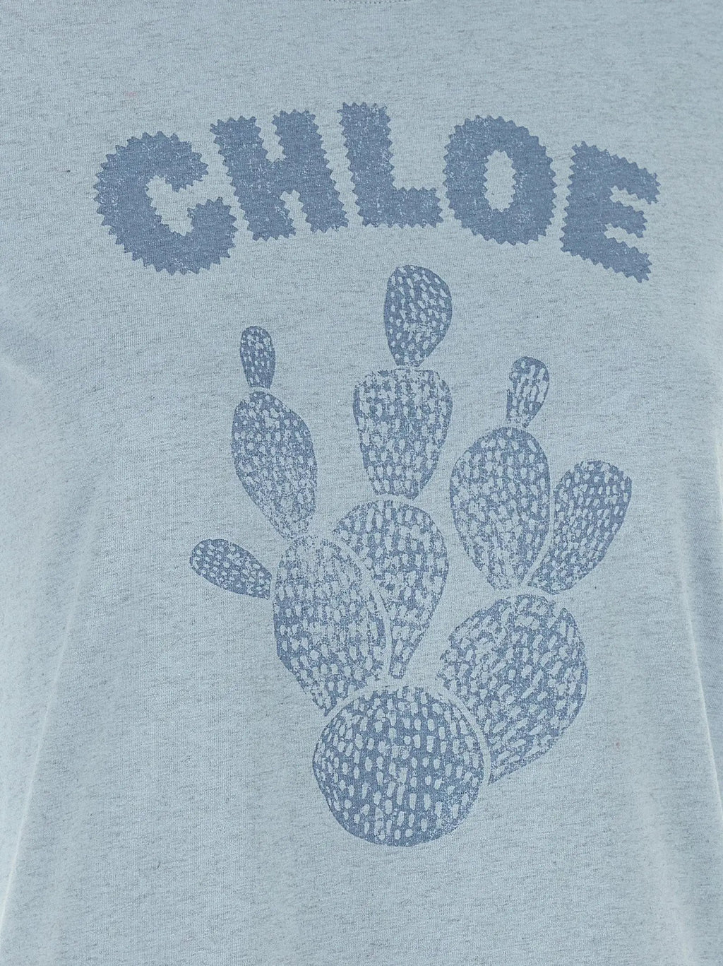 T-shirt Chloé en coton bleu