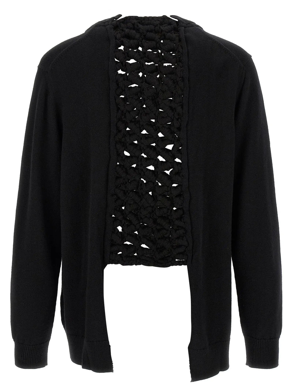 Cardigan Comme Des Garçons en laine noire