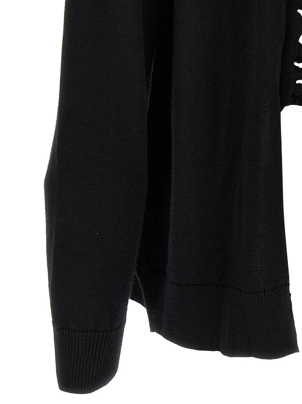 Cardigan Comme Des Garçons en laine noire