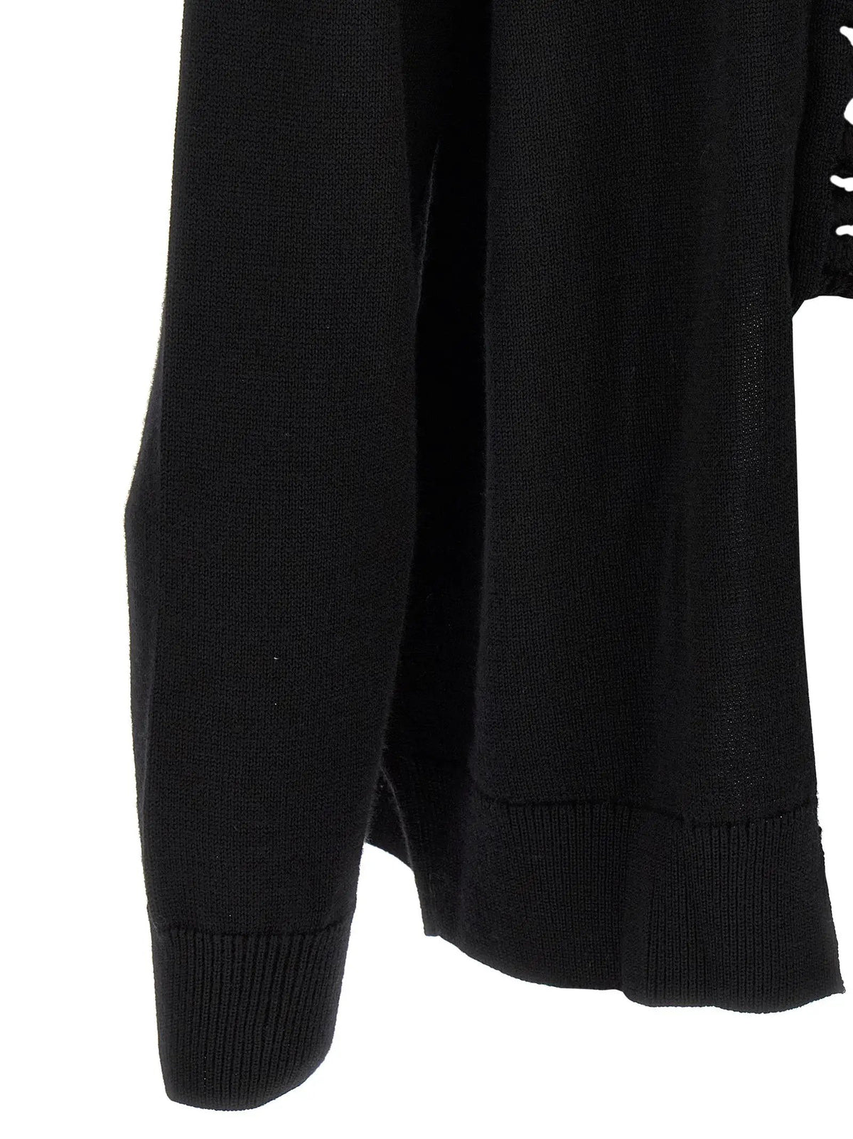 Cardigan Comme Des Garçons en laine noire