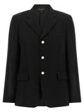 Blazer Comme Des Garçons en polyester noir