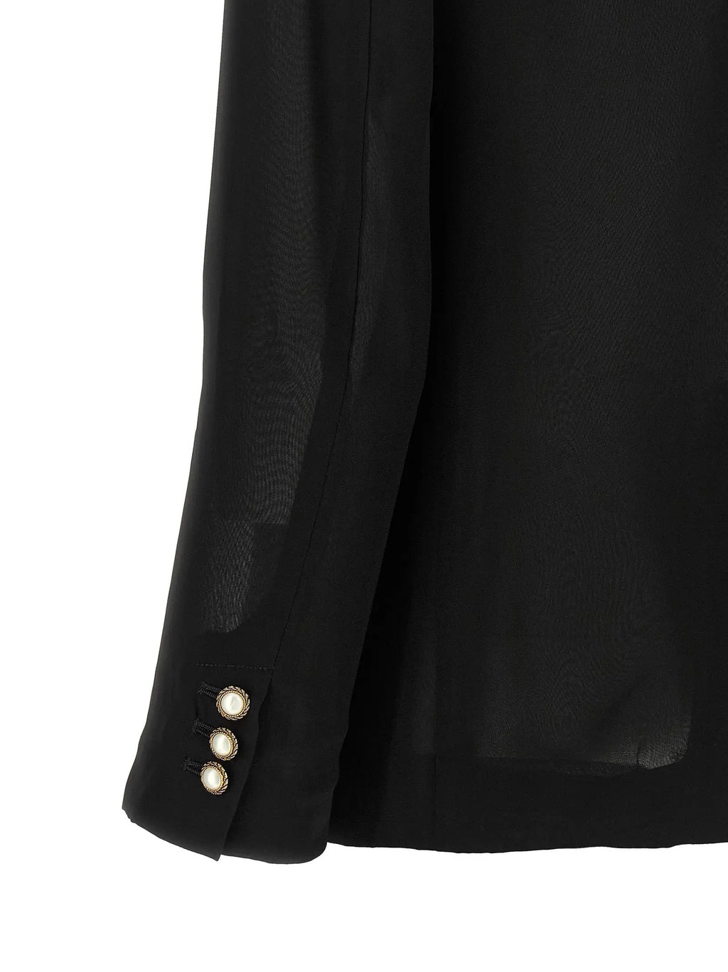 Blazer Comme Des Garçons en polyester noir