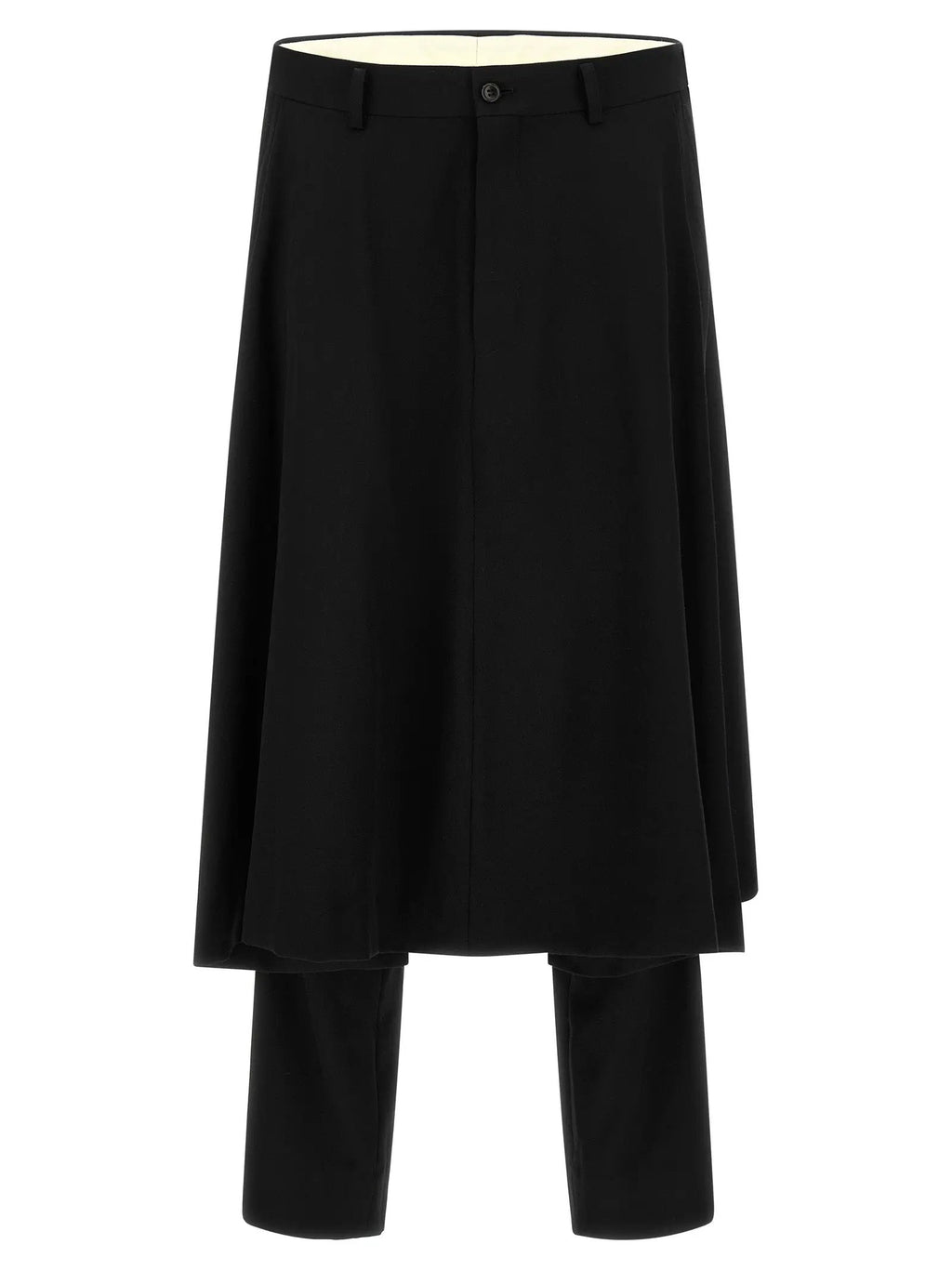 Pantalon de costume Comme des Garçons en laine noire