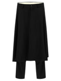 Pantalon de costume Comme des Garçons en laine noire