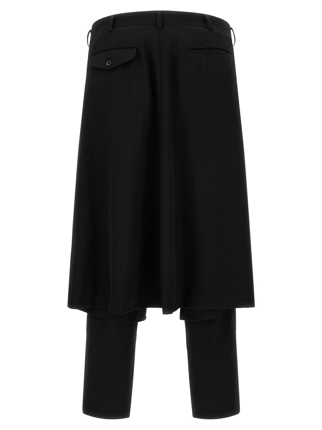Pantalon de costume Comme des Garçons en laine noire