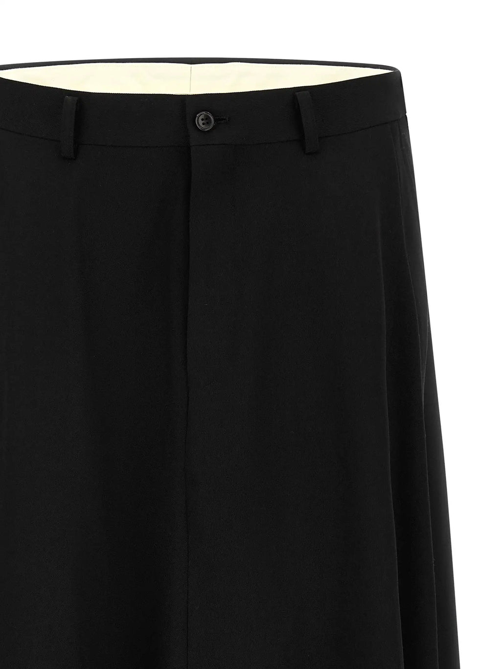 Pantalon de costume Comme des Garçons en laine noire