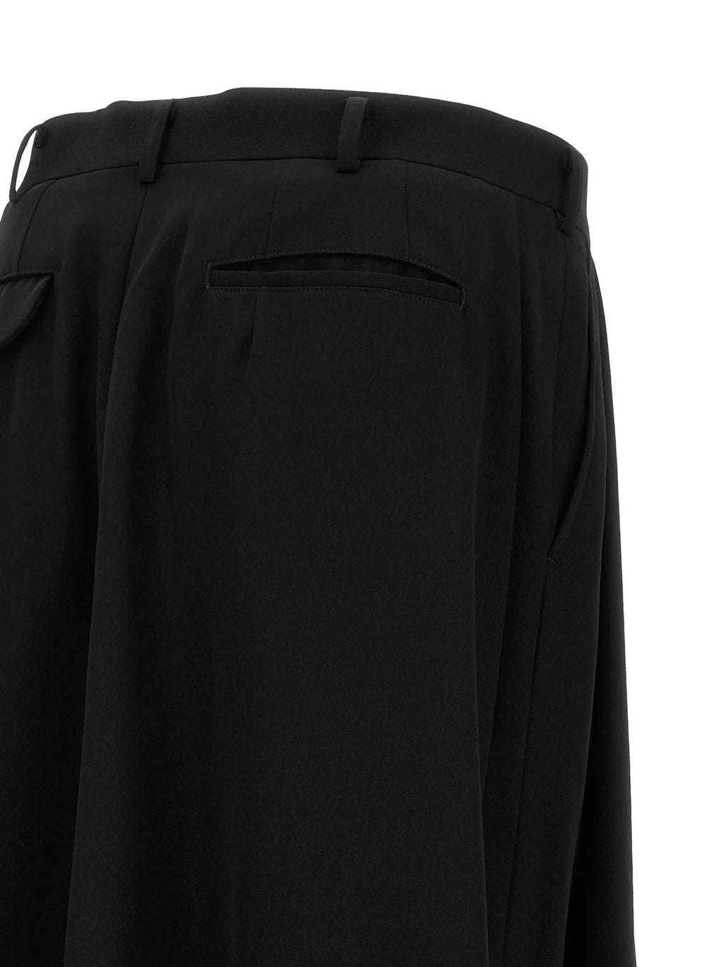 Pantalon de costume Comme des Garçons en laine noire
