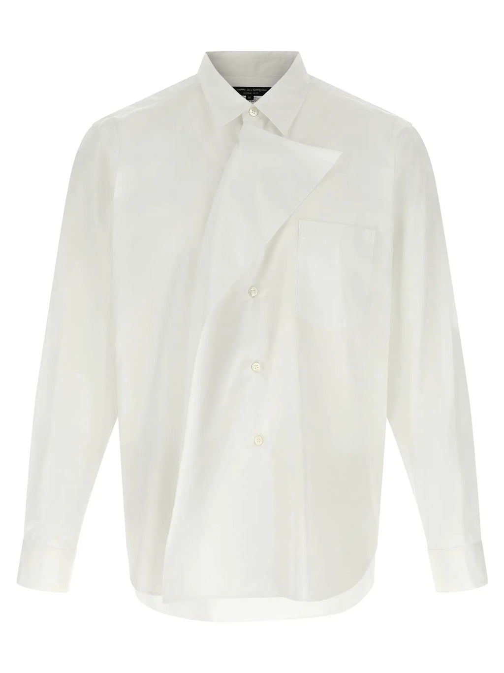 Chemisier en coton blanc Comme des Garçons