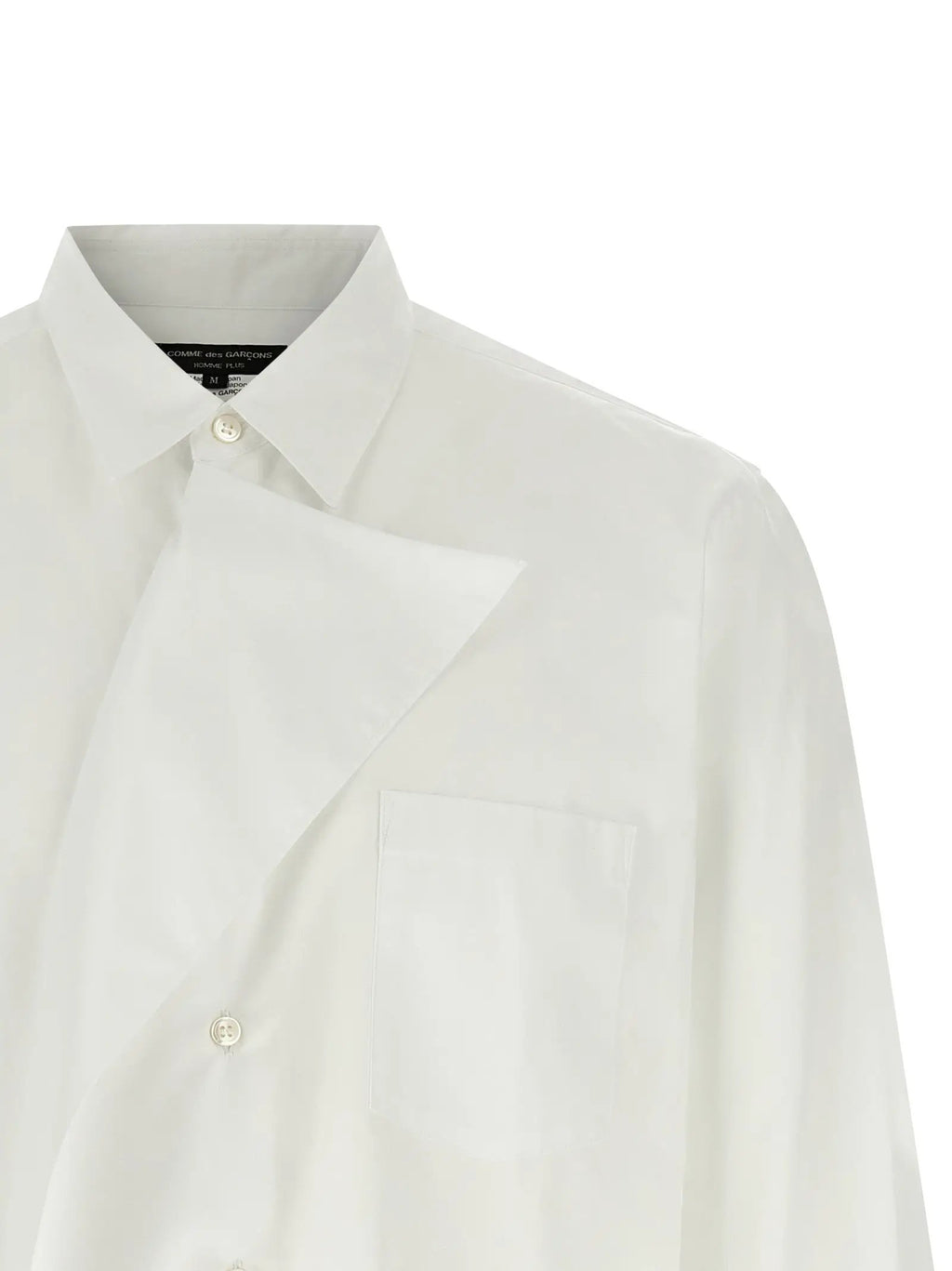 Chemisier en coton blanc Comme des Garçons