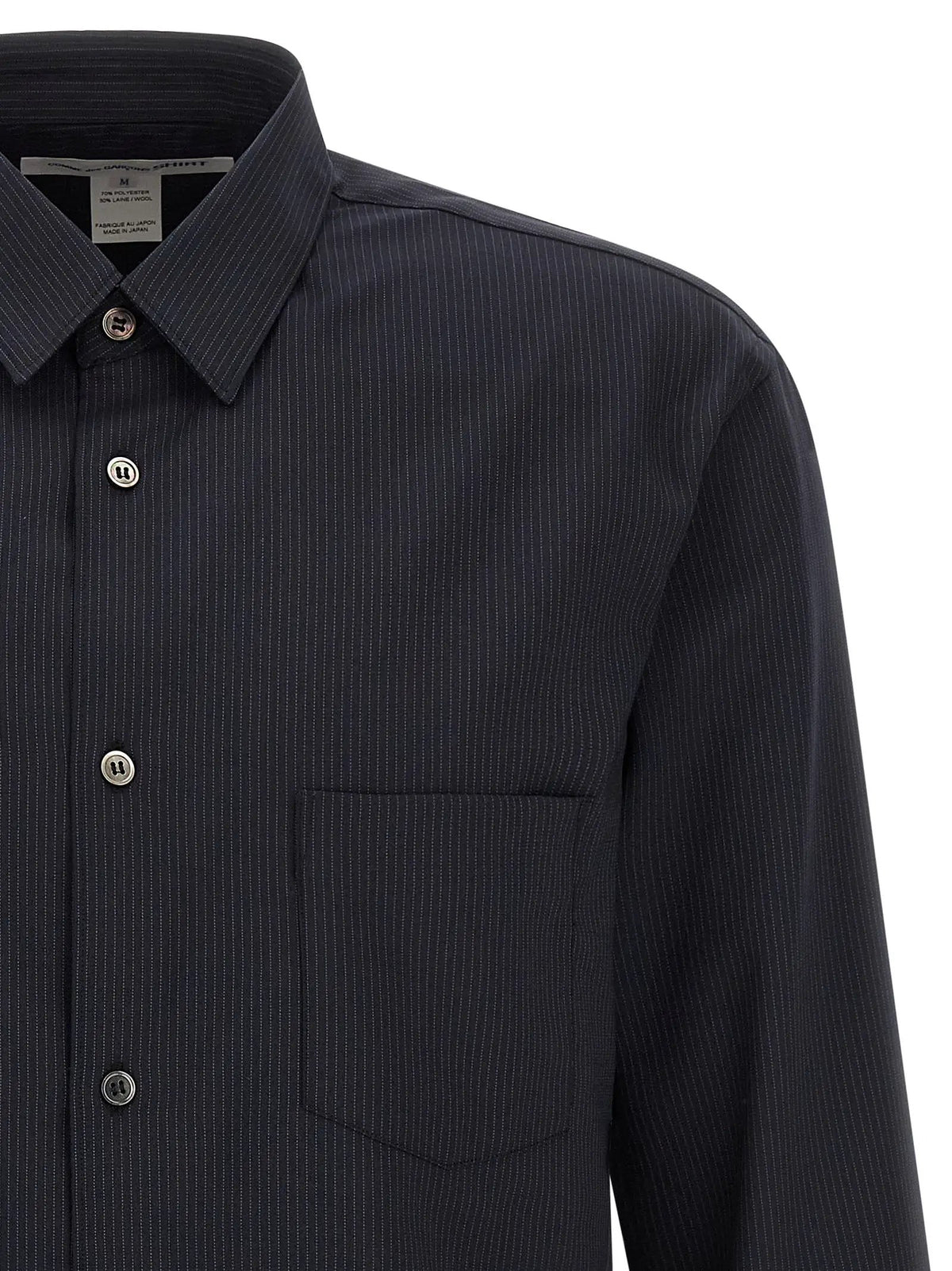 Chemisier bleu en polyester Comme Des Garçons