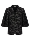 Blazer Comme Des Garçons en polyester noir
