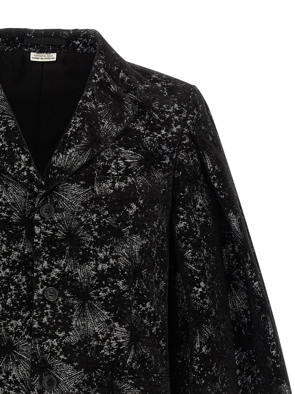 Blazer Comme Des Garçons en polyester noir
