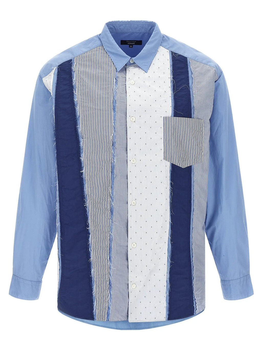 Chemise en coton bleue Comme des Garçons