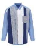 Chemise en coton bleue Comme des Garçons