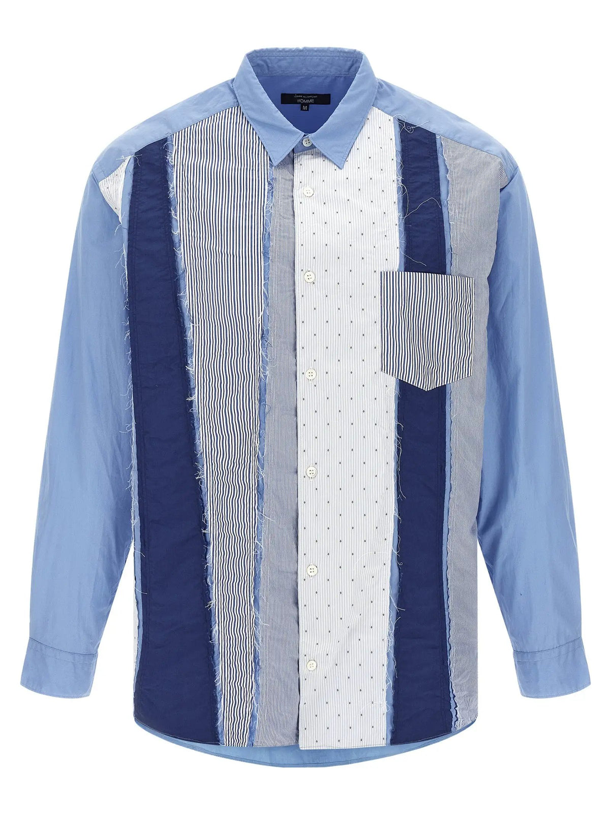Chemise en coton bleue Comme des Garçons