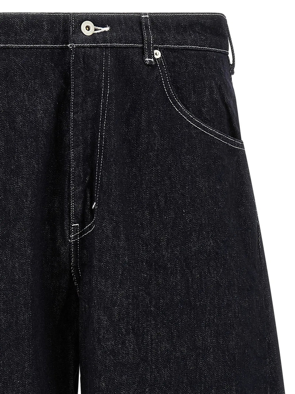 Jean en denim de coton bleu Comme des Garçons