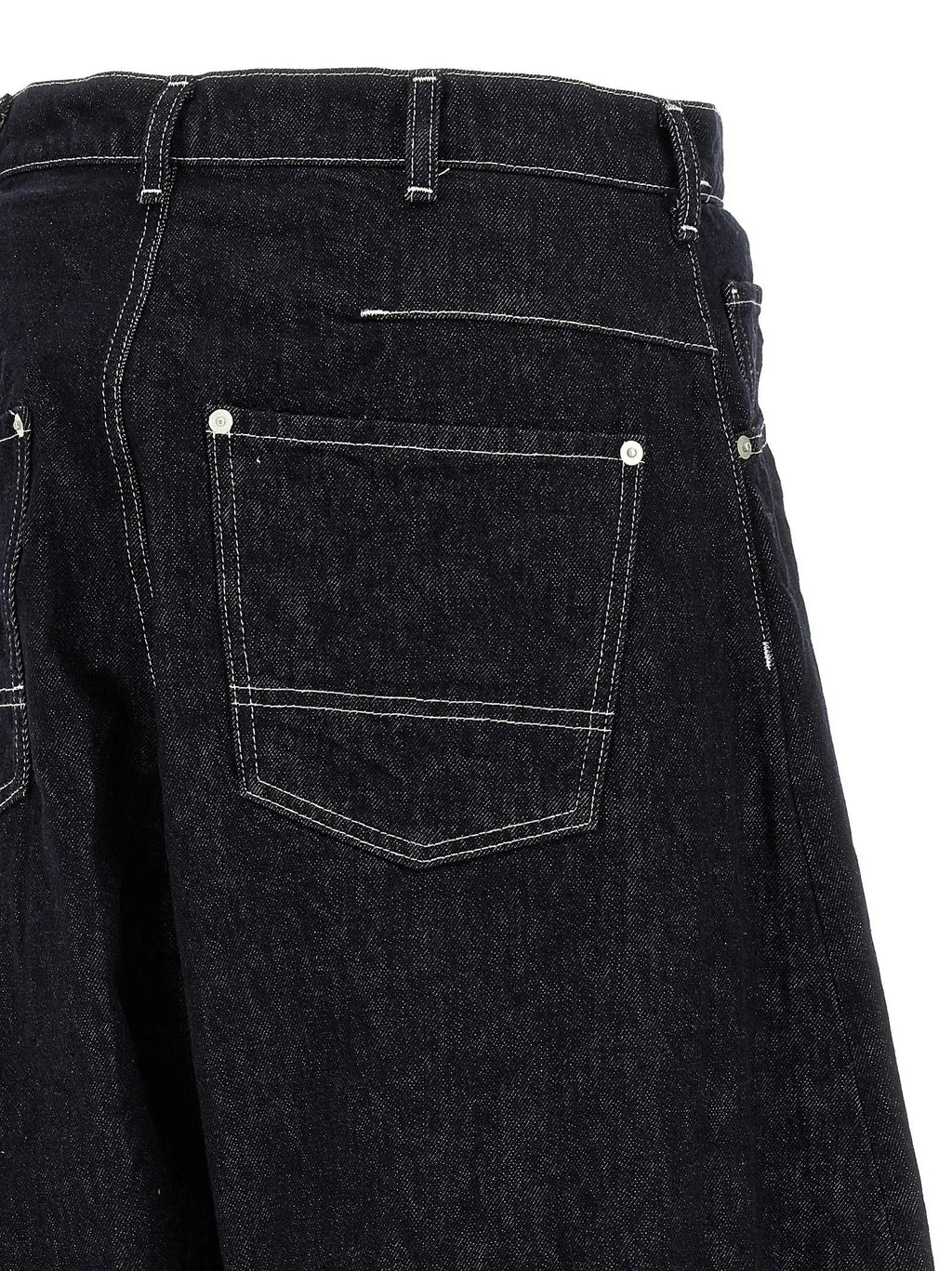 Jean en denim de coton bleu Comme des Garçons