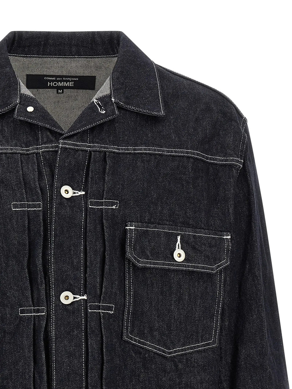 Veste en jean en coton bleu Comme des Garçons