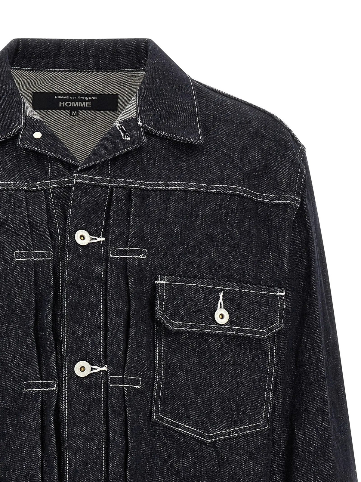 Veste en jean en coton bleu Comme des Garçons