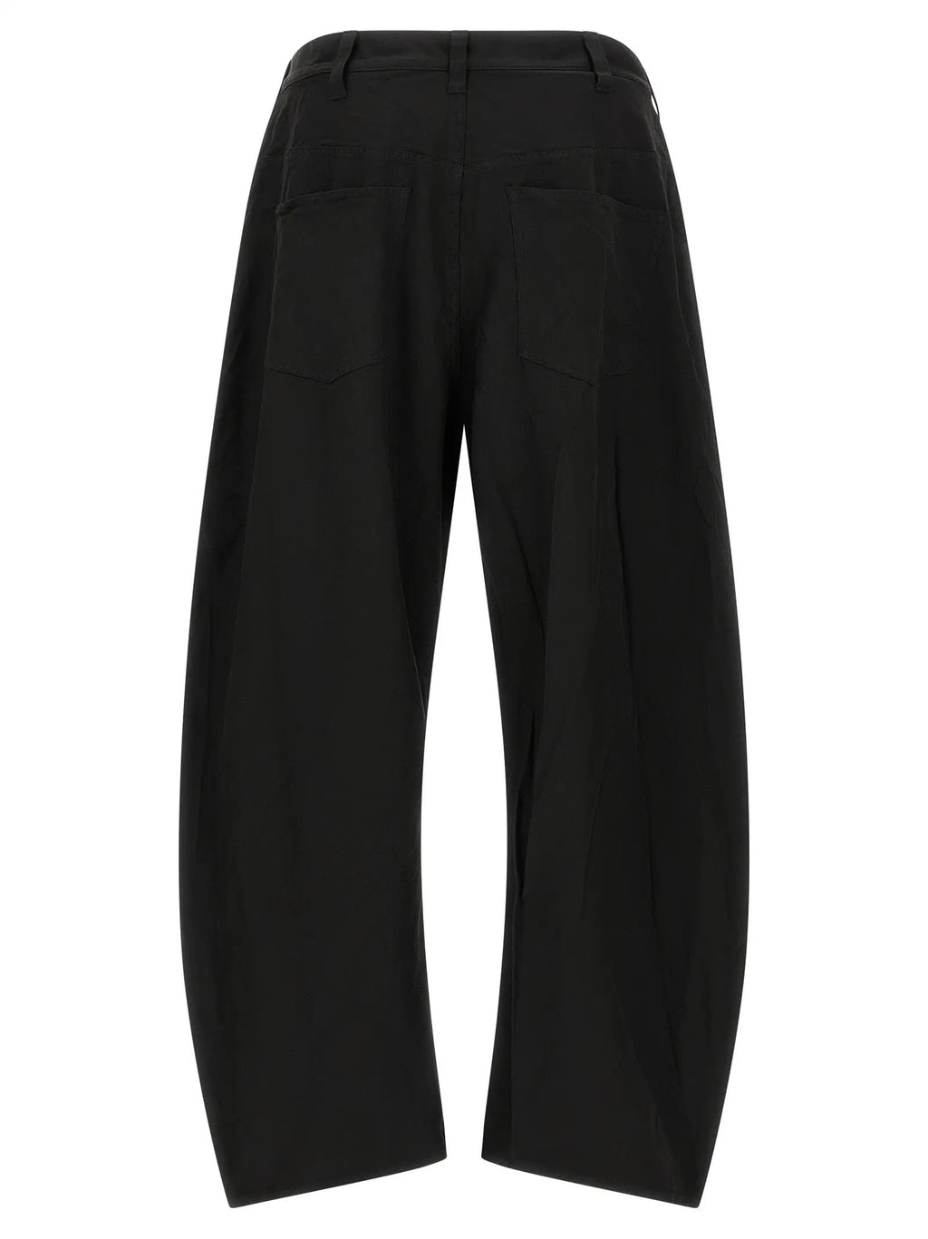Pantalon décontracté noir en polyester Comme des Garçons