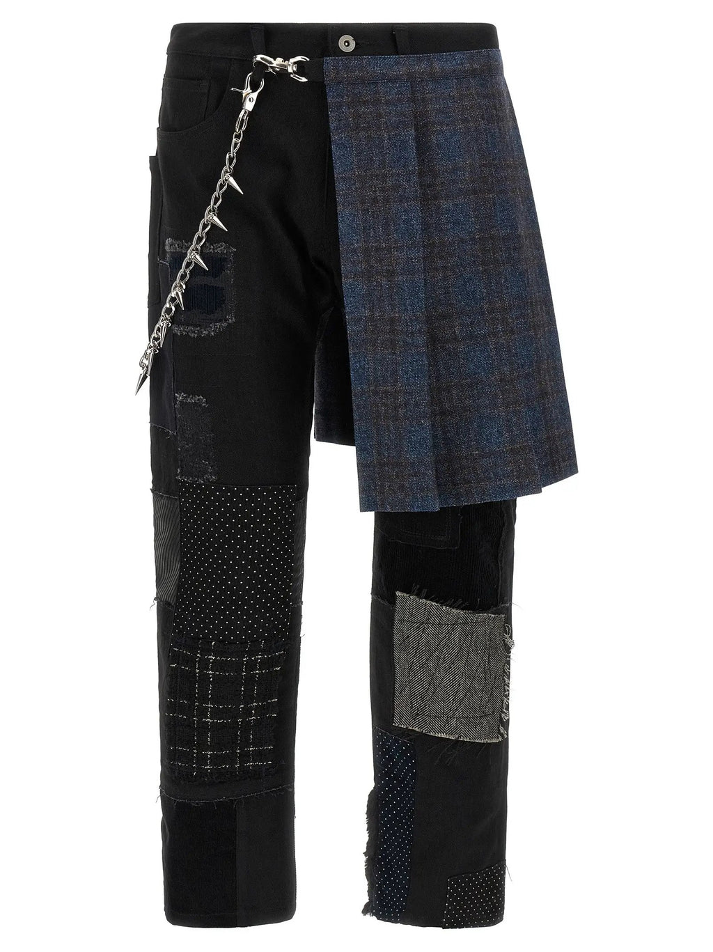 Jean droit Junya Watanabe en coton noir