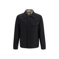 Burberry Burberry Black Wool Oves Aries Full-Length Jacket