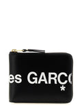 Porte-cartes en cuir de veau bicolore Comme des Garçons