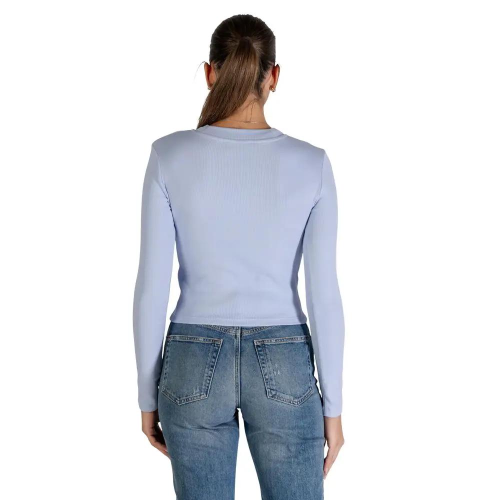 Calvin Klein Jeans Calvin Klein Jeans Blue Cotton Long Sleeve T-Shirt