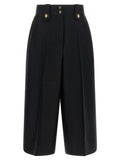 Zimmermann Zimmermann Black Wool Cropped Pants