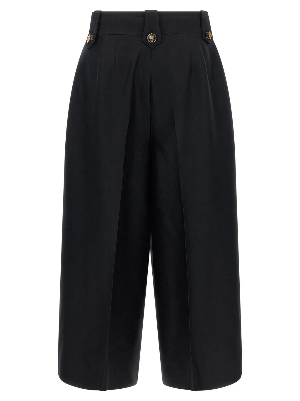 Zimmermann Zimmermann Black Wool Cropped Pants