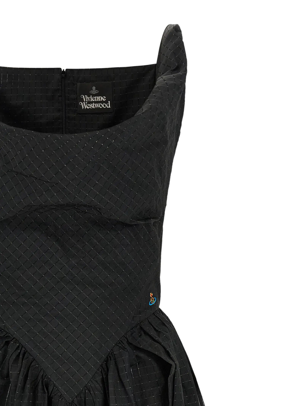 Vivienne Westwood Black Polyester Midi Dress
