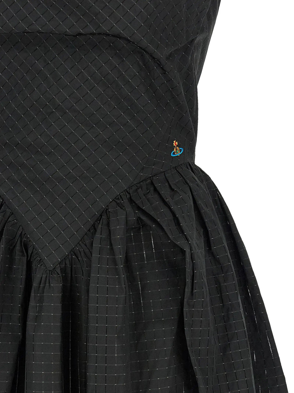 Vivienne Westwood Black Polyester Midi Dress