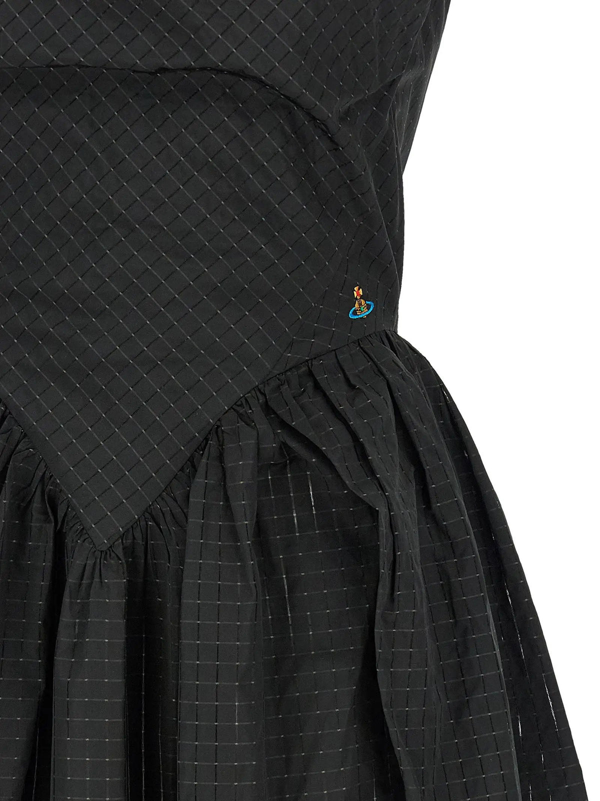 Vivienne Westwood Black Polyester Midi Dress