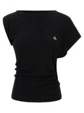 Vivienne Westwood Black Viscose T-Shirt
