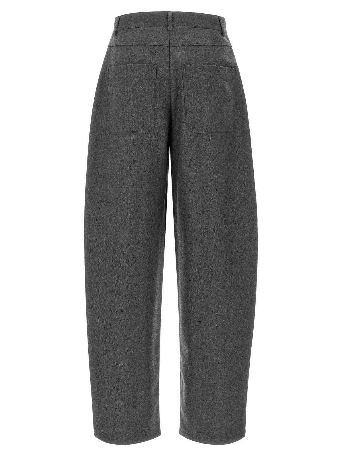 Armarium Armarium Gray Virgin Wool Casual Pants