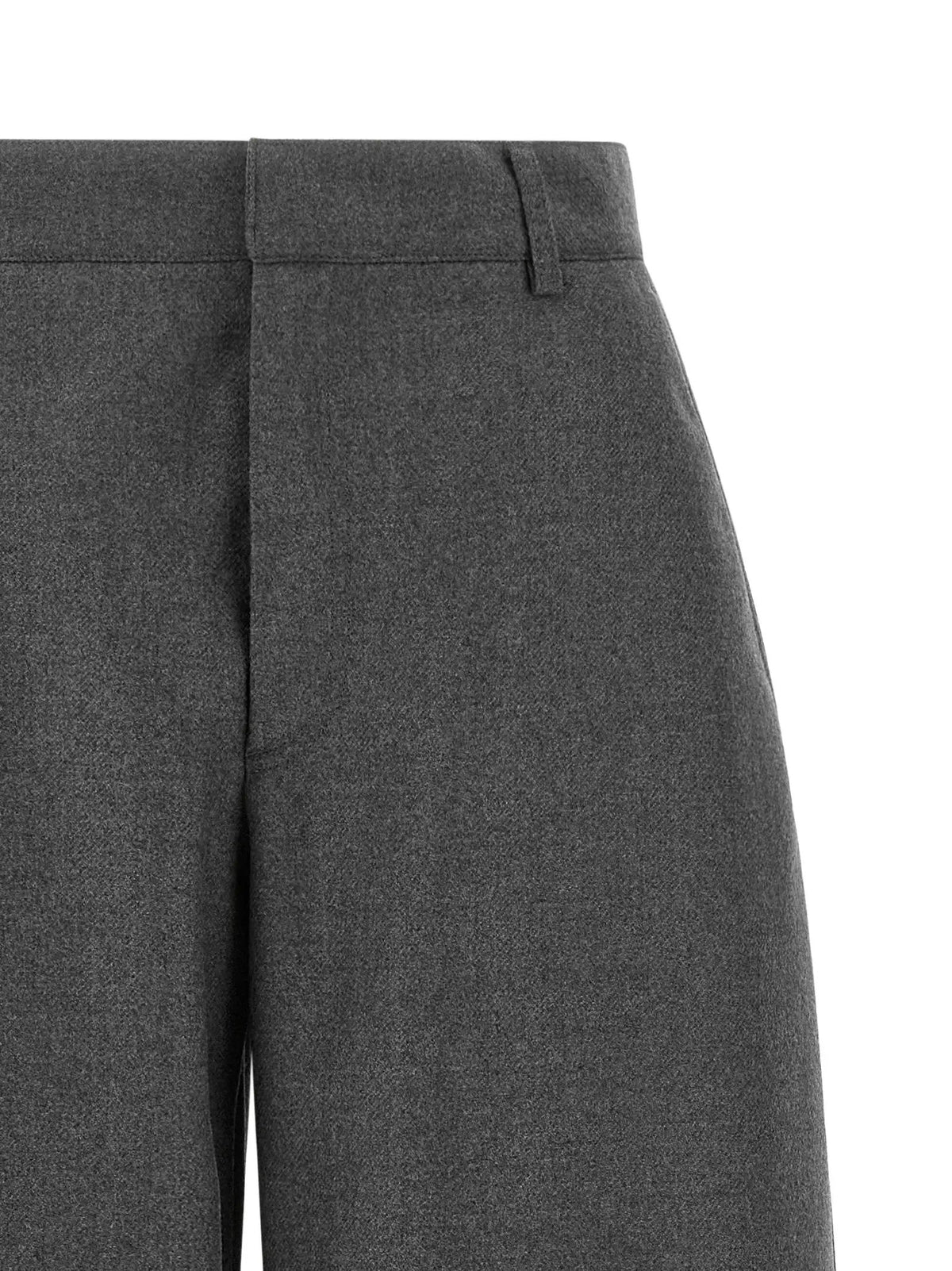 Armarium Armarium Gray Virgin Wool Casual Pants