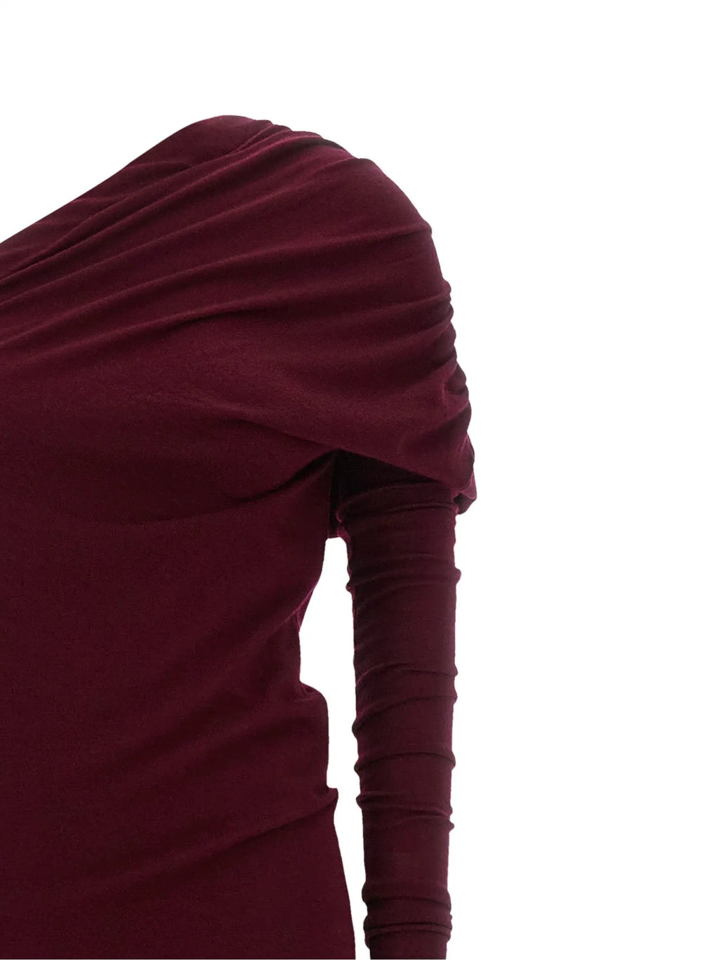 Armarium Armarium Bordeaux Merino Wool Long Dress