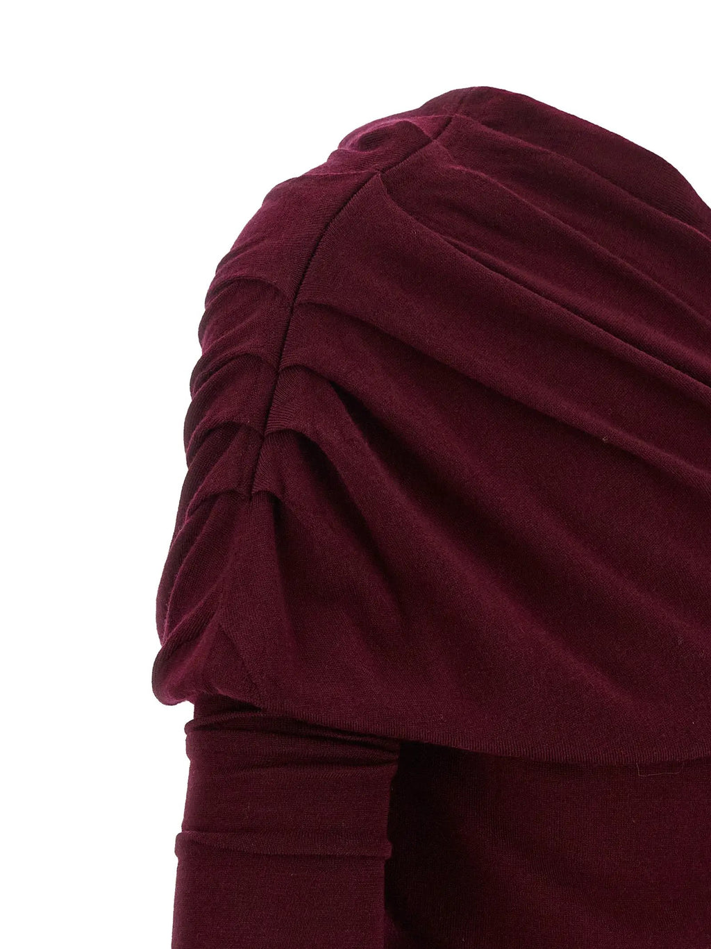 Armarium Armarium Bordeaux Merino Wool Long Dress